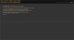 Desktop Screenshot of eve.nikr.net